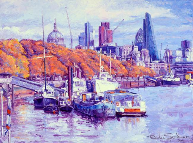 Autumn on Thames River